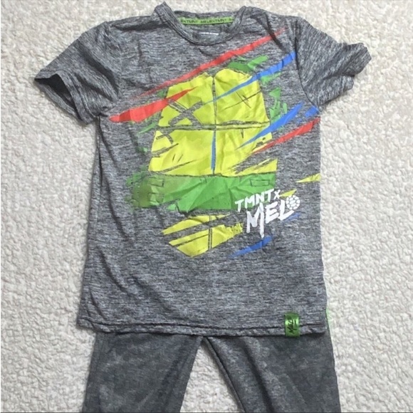Ninja Turtle Gray Sweats Kids set Nickelodeon Sport teenage Mutant Ninja Turtles - Picture 5 of 10